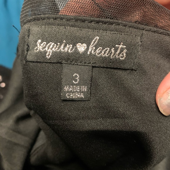 Sequin Hearts Formal Dress - Picture 2 of 6